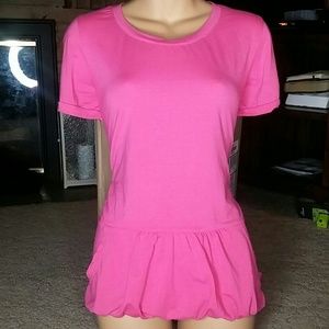 Super soft tunic tee with full front pocket